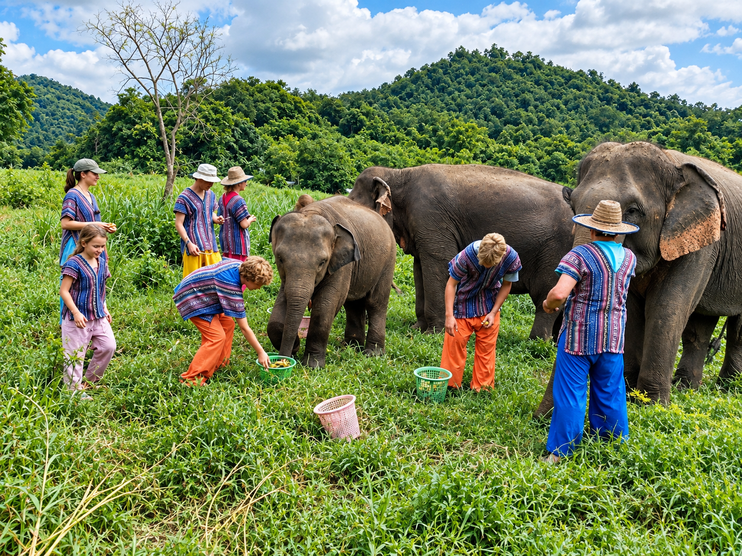 Elephant in natural habitat